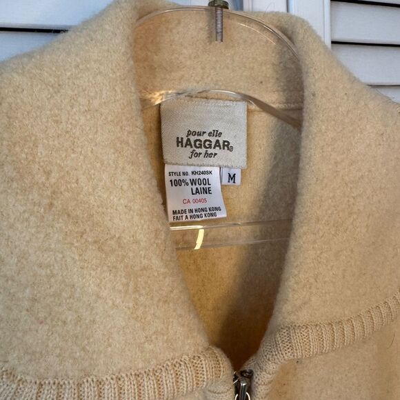 Haggar Pour Elle very warm zippered wool jacket - Picture 2 of 6